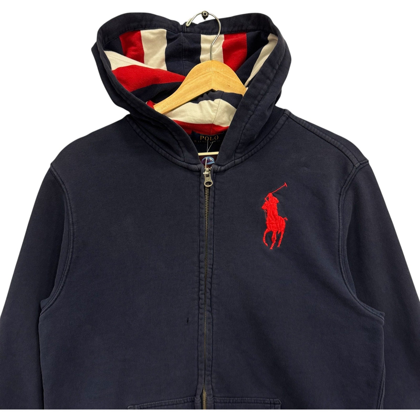 Vintage Polo Ralph Lauren Big Horse Full Zip Hoodie