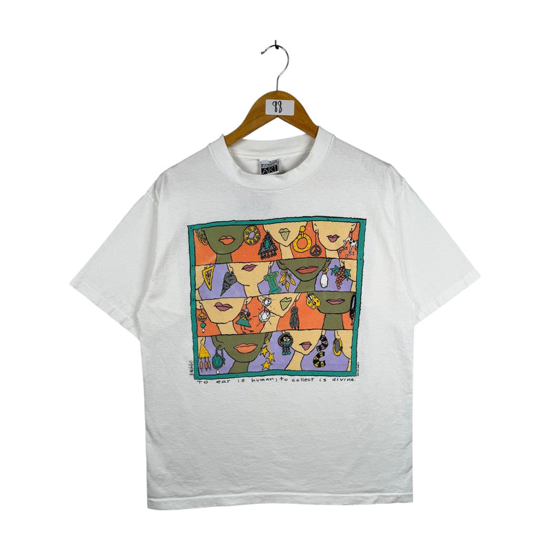 Vintage Graphic Design Fabric Art T-Shirt