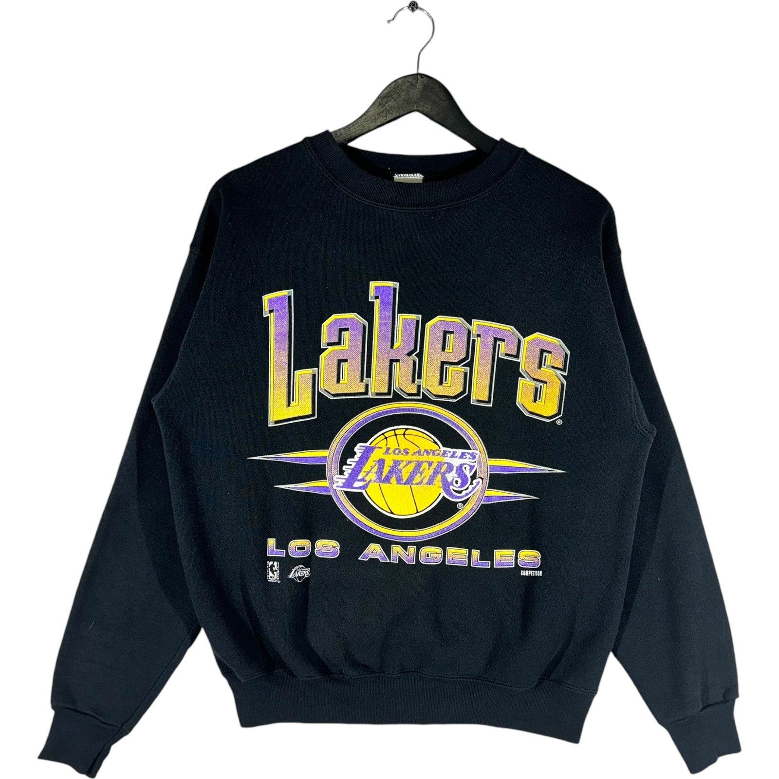 Vintage Los Angeles Lakers NBA Spellout Crewneck 90's