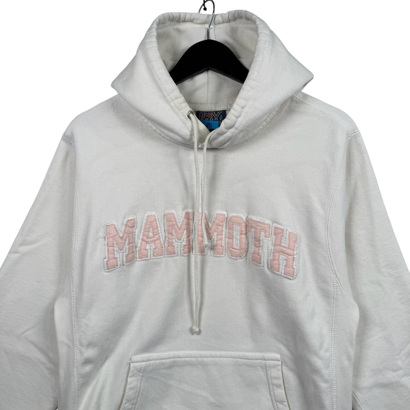 Vintage Mammoth University Chest Spellout Hoodie