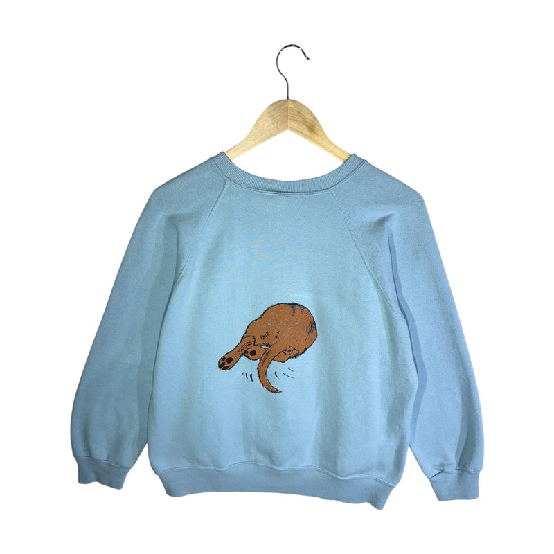 Vintage Cartoon Dog Graphic Crewneck
