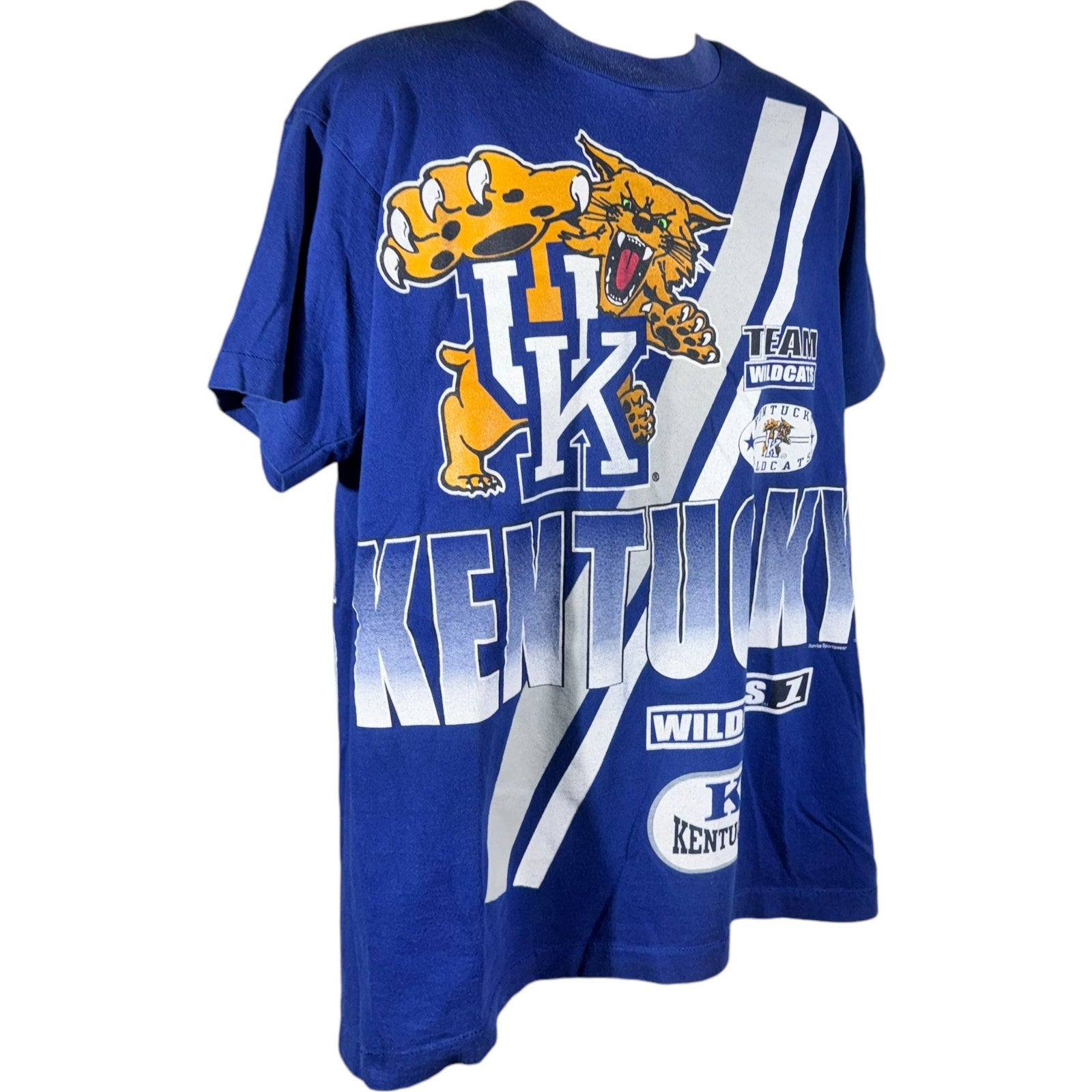 Vintage University Of Kentucky Wildcats AOP Tee 90s