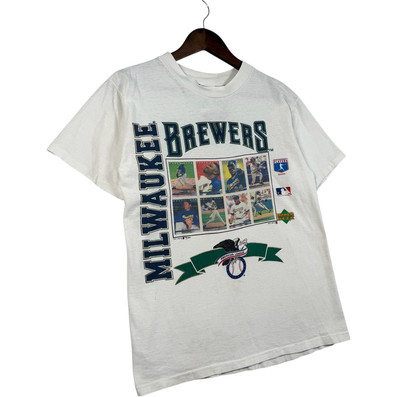 Vintage Milwaukee Brewers Card Collage MLB T-Shirt
