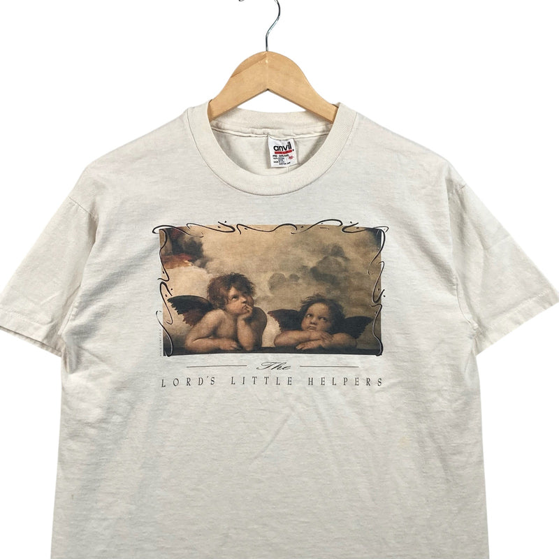 Vintage The Lord's Little Helpers Two Cherubs Art Tee