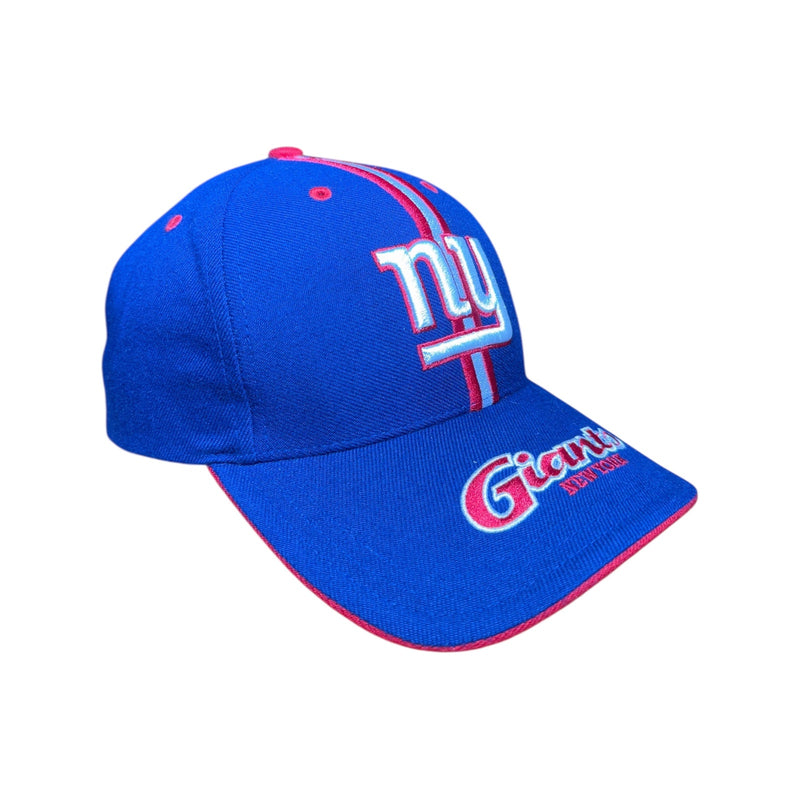 Vintage New York Giants NFL Stripe Strapback Hat OS