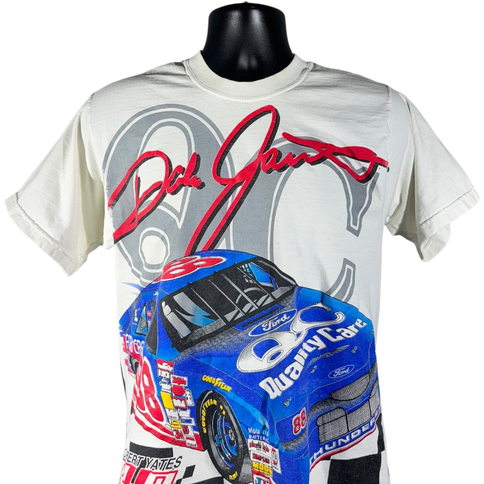 Vintage NASCAR Dale Jarrett AOP Tee