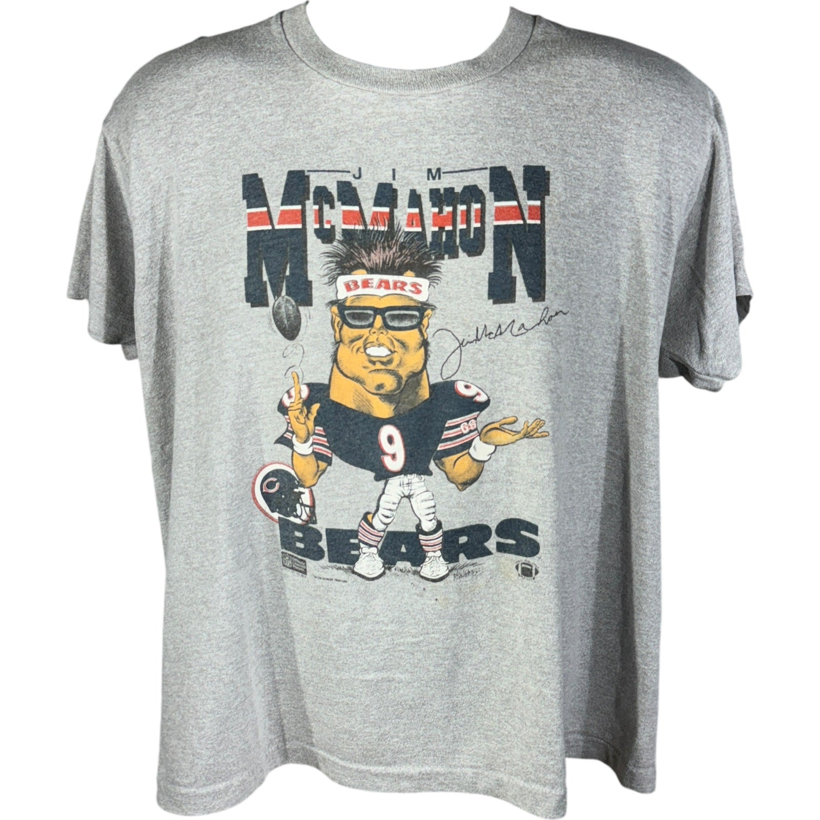 Vintage NFL Chicago Bears Jim McMahon Tee