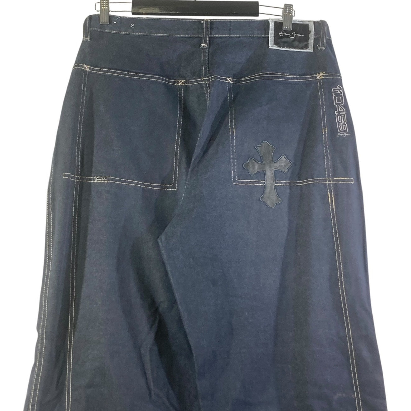 Vintage Sean John Cross Patch Baggy Jeans 35