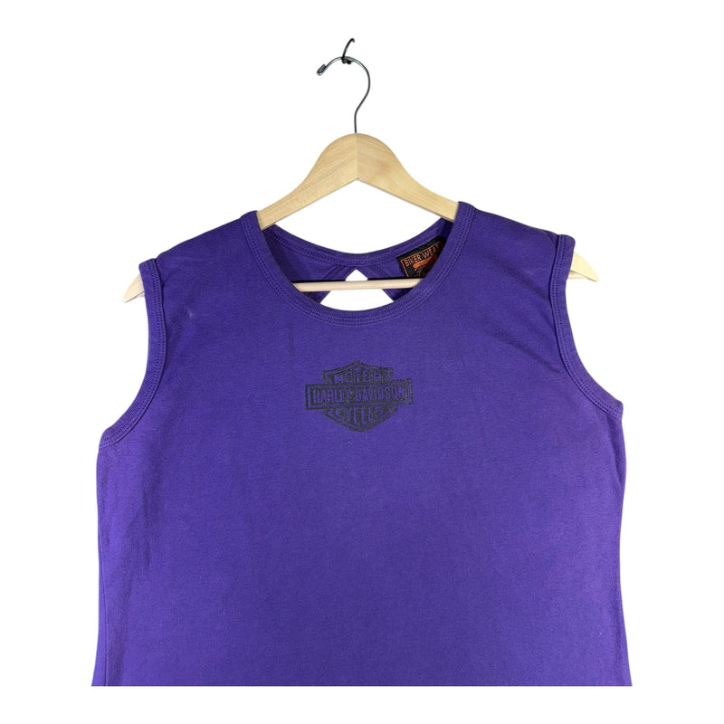 Vintage Harley Davidson Cropped Tank Top