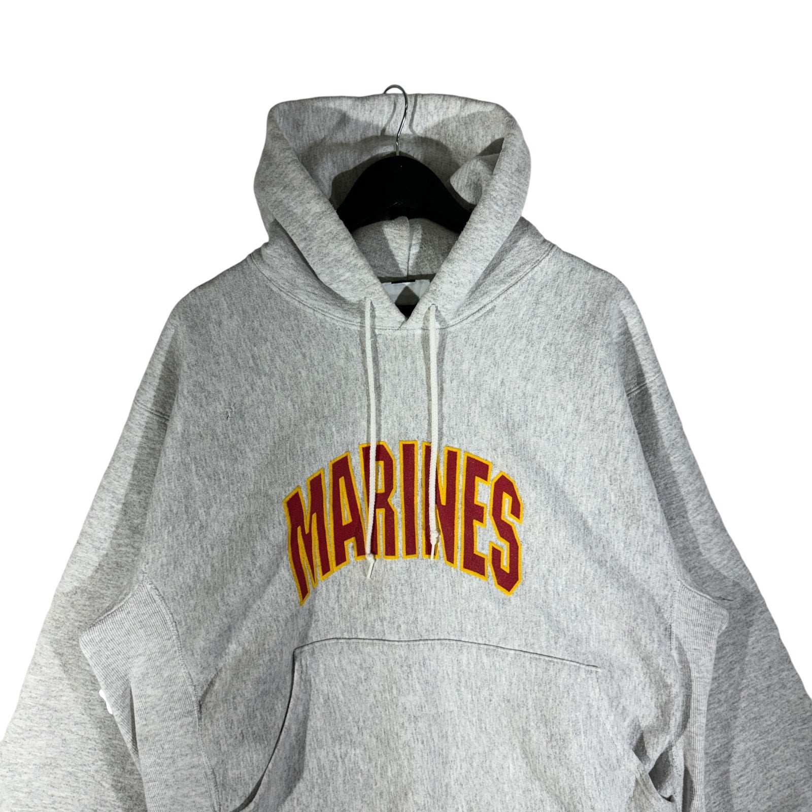 Vintage Marines Arch Spellout Hoodie 90's