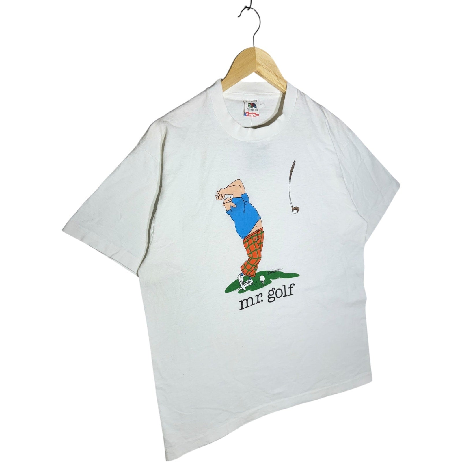 Vintage Women's Mr. Golf Comic T-Shirt