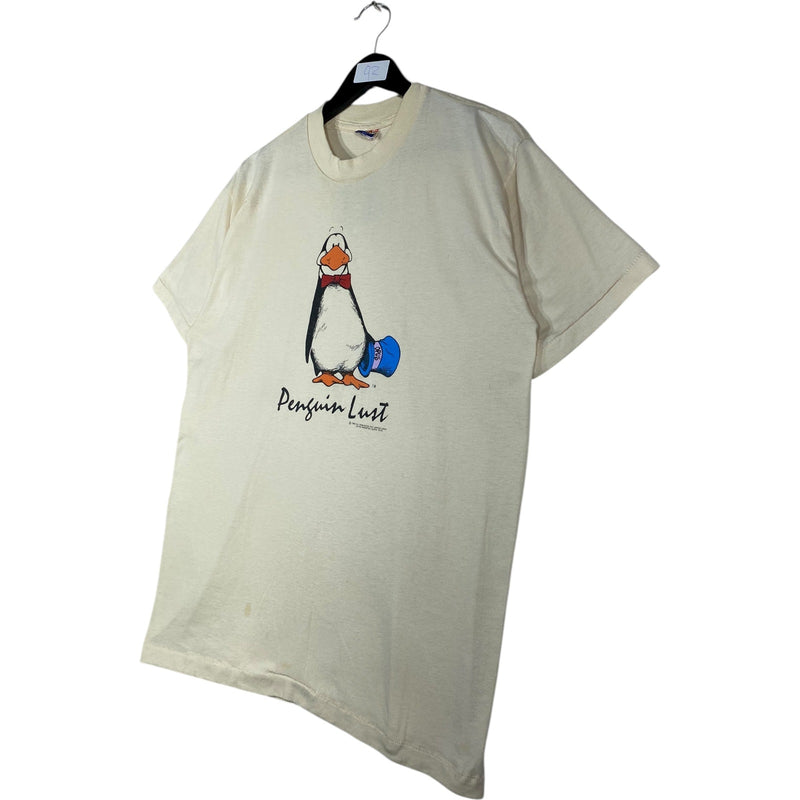 Vintage Penguin Last Graphic Print T-Shirt