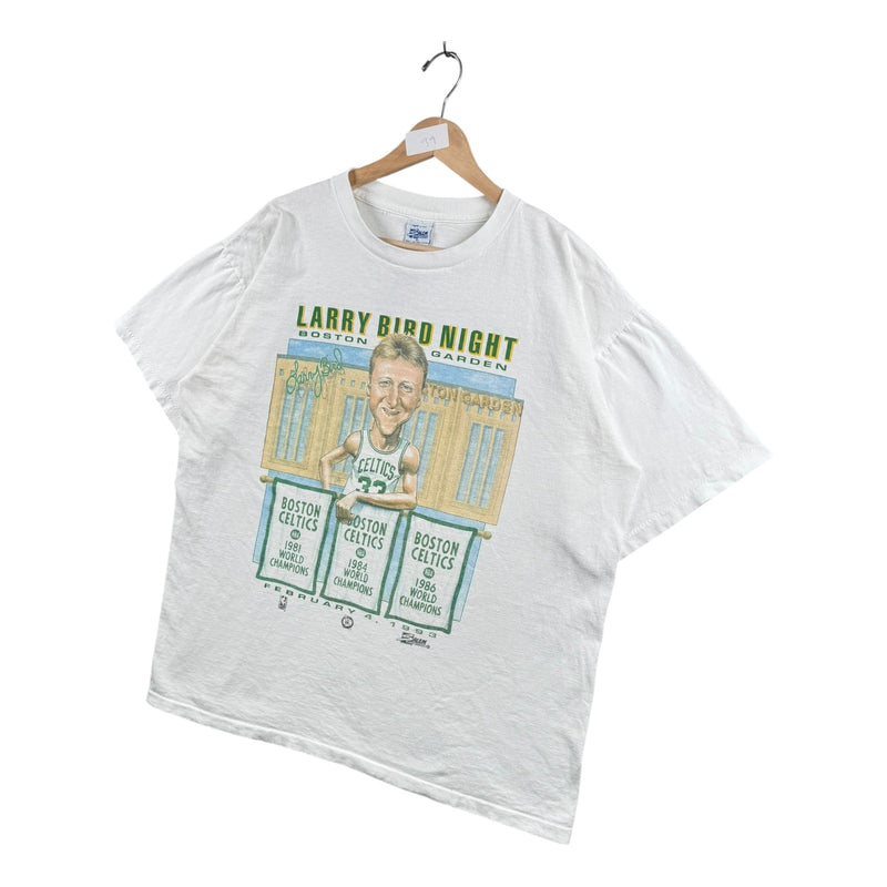 Vintage NBA Larry Bird Night Boston Garden T-Shirt
