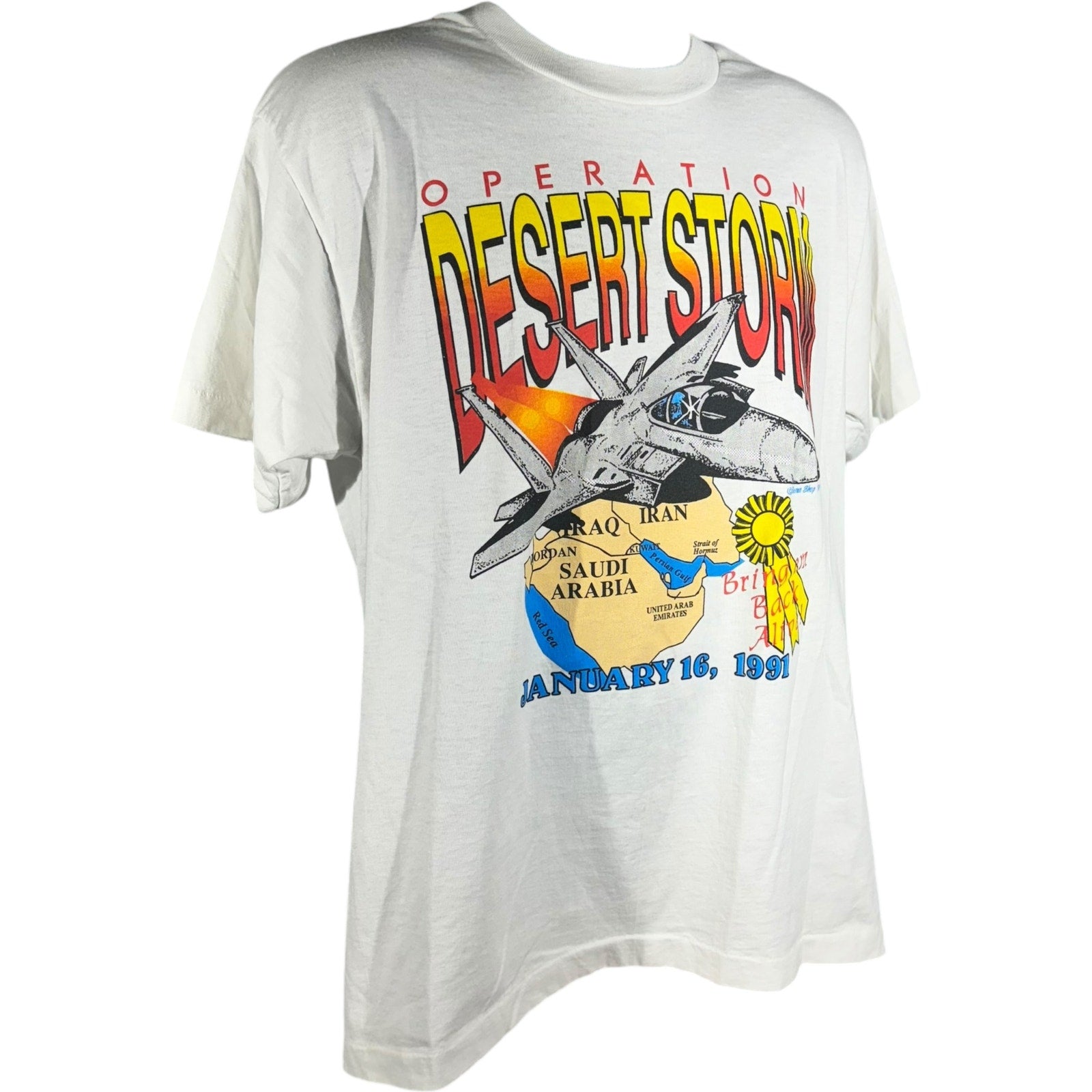 Vintage Operation Desert Storm Mission Accomplished Tee 90s