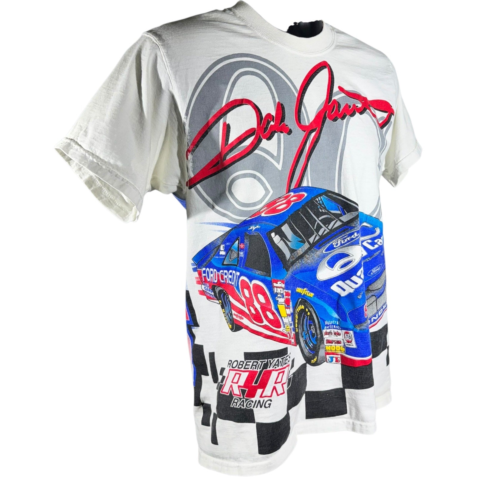 Vintage NASCAR Dale Jarrett AOP Tee