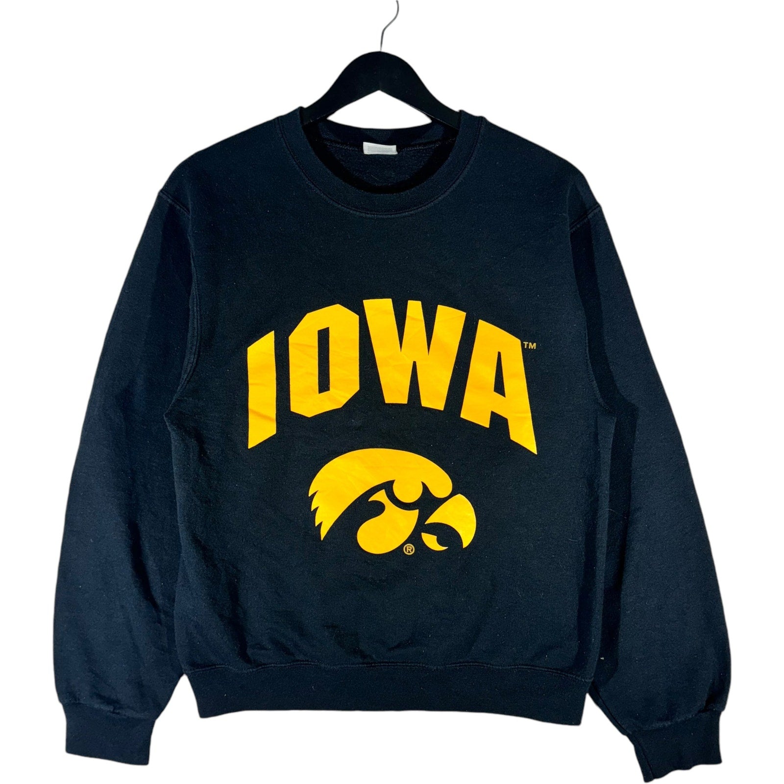 Vintage University Of Iowa Hawkeyes Spellout Crewneck