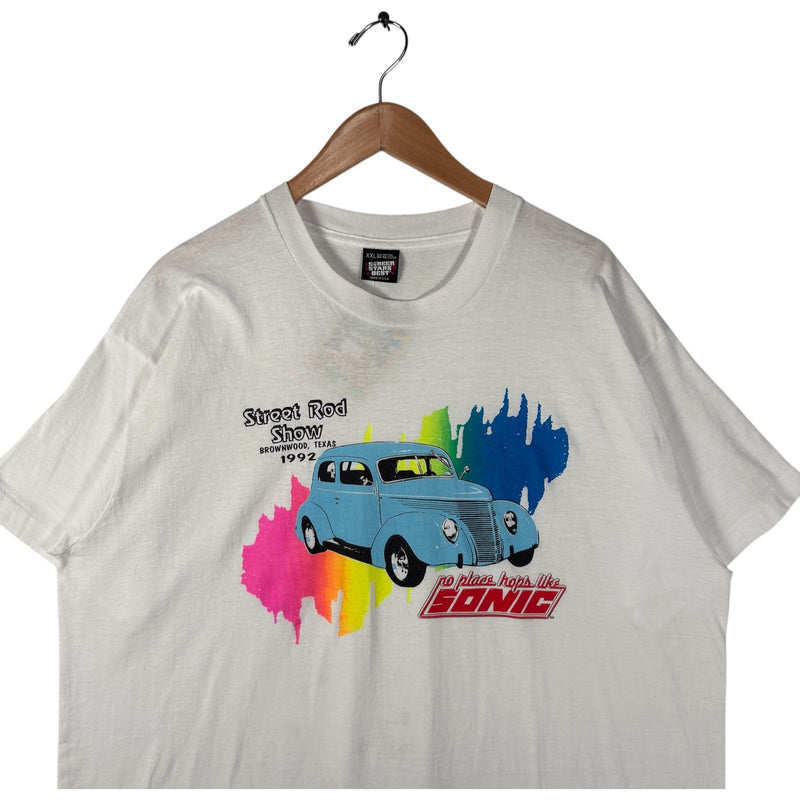 Vintage Street Rod Car Show Tee 1992