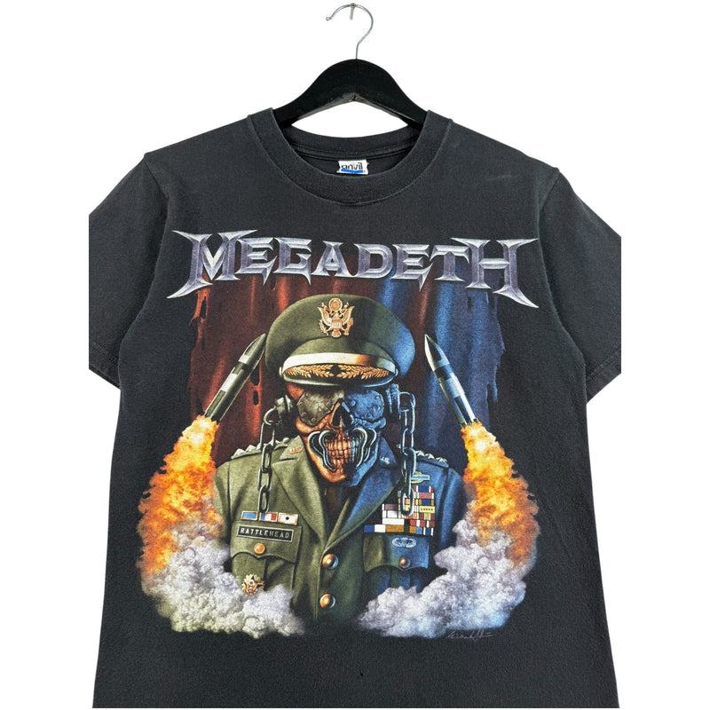 Vintage Megadeth Rattlehead Dual Missile Band T-Shirt