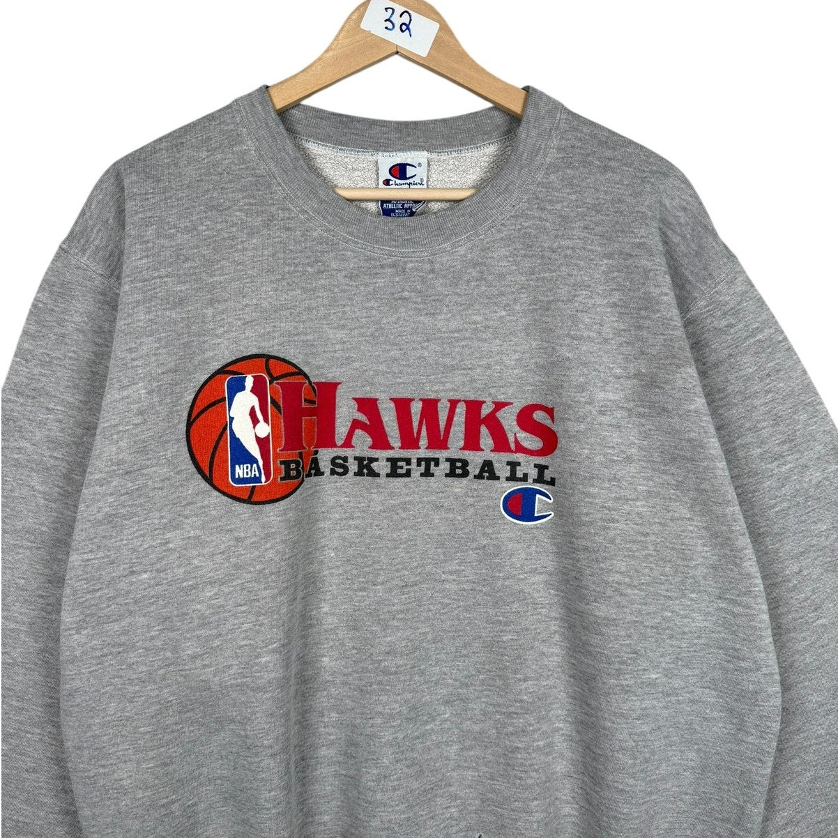 Vintage Champion Atlanta Hawks NBA Crewneck