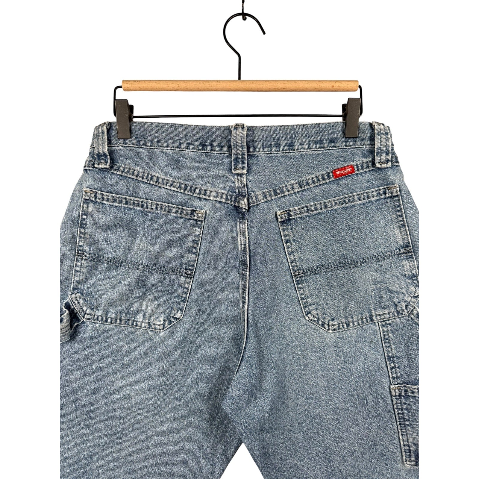 Vintage Wrangler Utility Cargo Denim Shorts 32