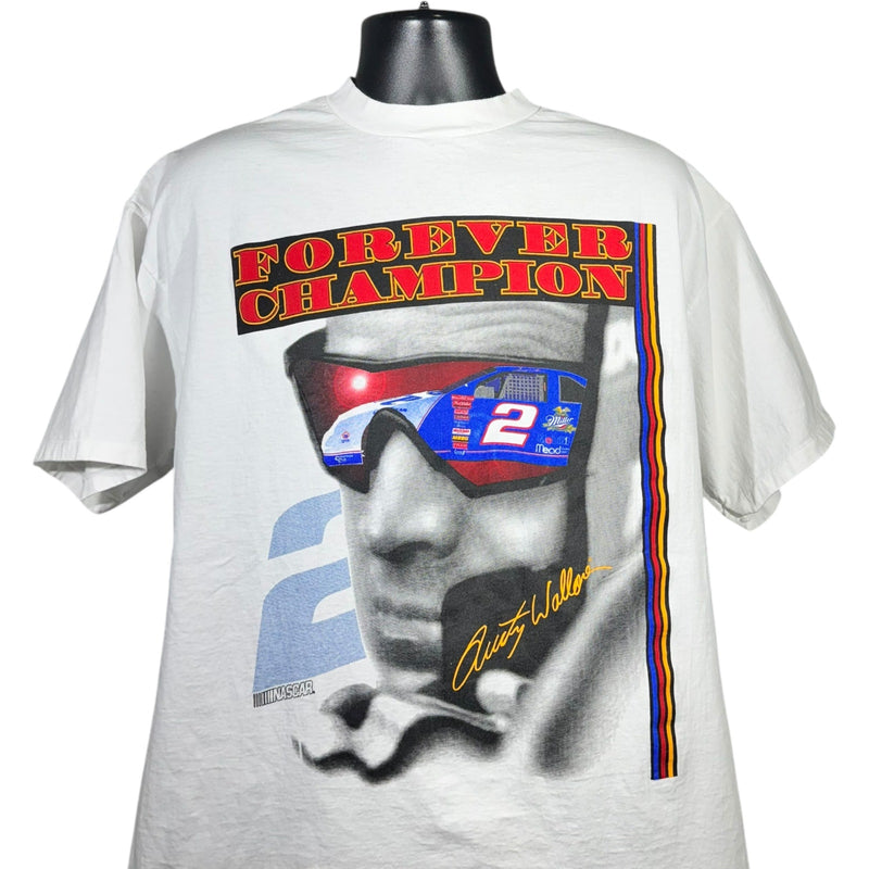 Vintage Rusty Wallace #2 "Forever Champion" Picture NASCAR Tee