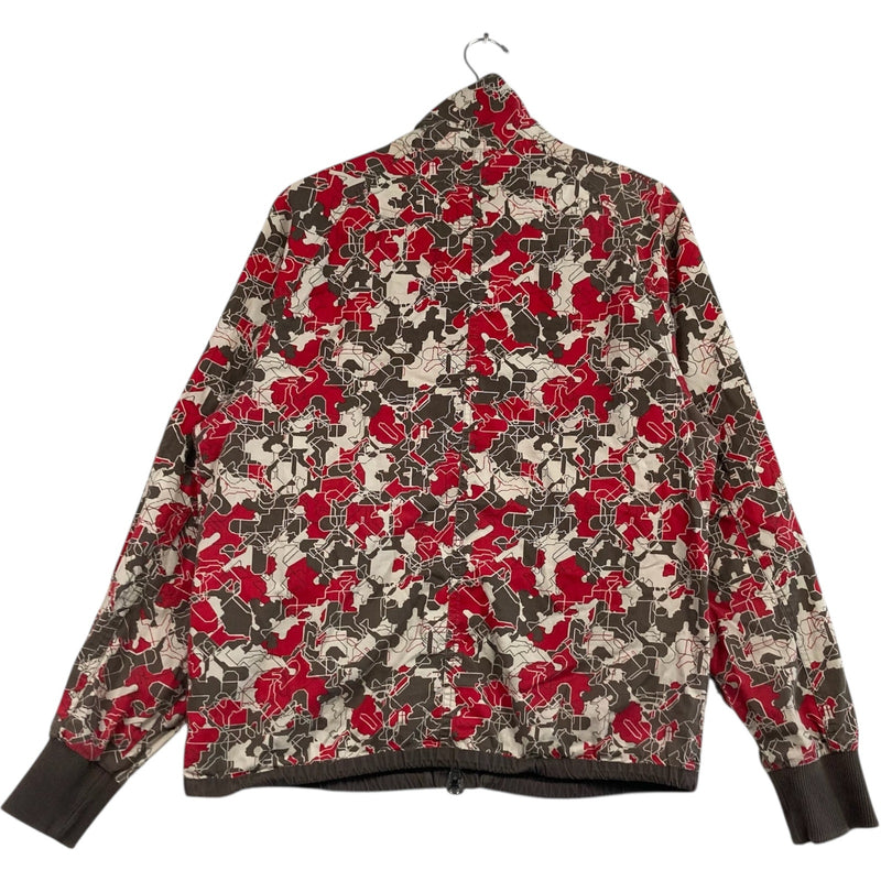 Vintage Nike Camo Print Bomber Light Jacket
