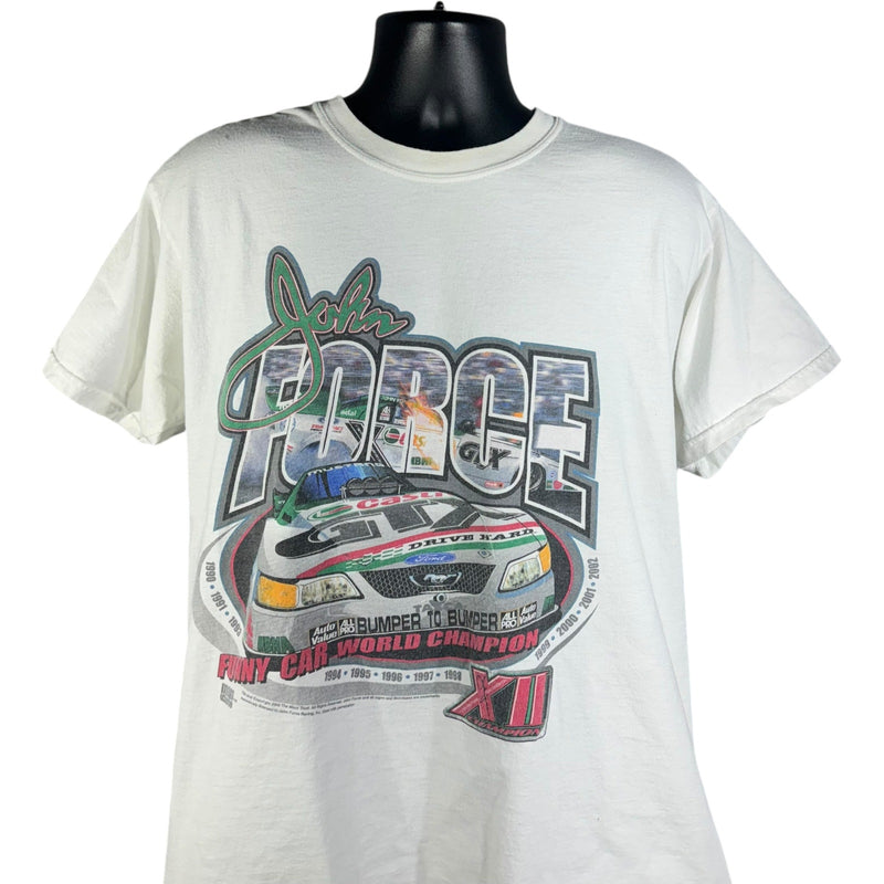 Vintage John Force Funny Car World Champion Tee