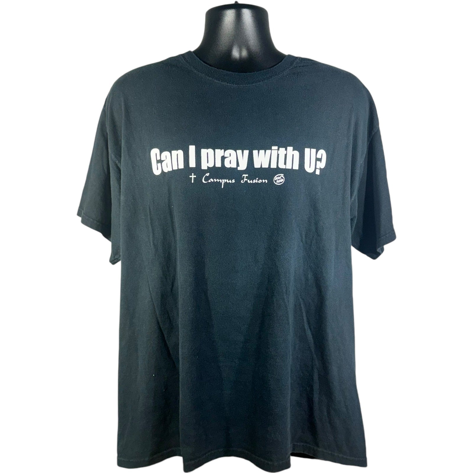 Vintage "Can I pray with U?" Camp Fusion Tee