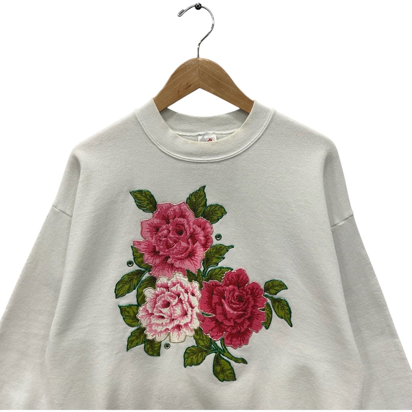 Vintage Jerzees Flowers Nature Crewneck 90s