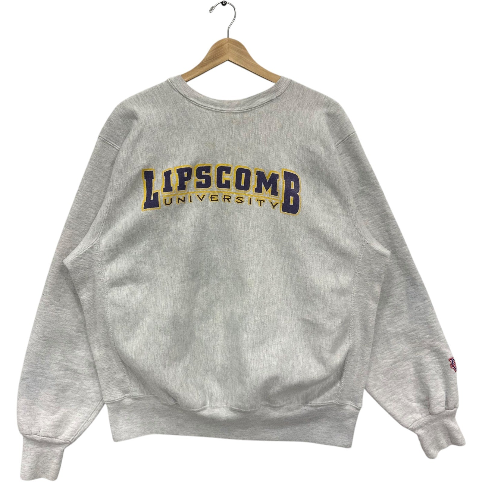 Vintage Lipscomb University Spellout Crewneck 90s