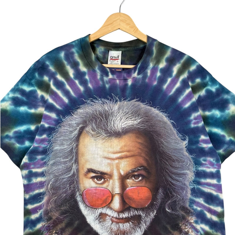 Vintage Jerry Garcia Tie Dye Psychedelic T-Shirt