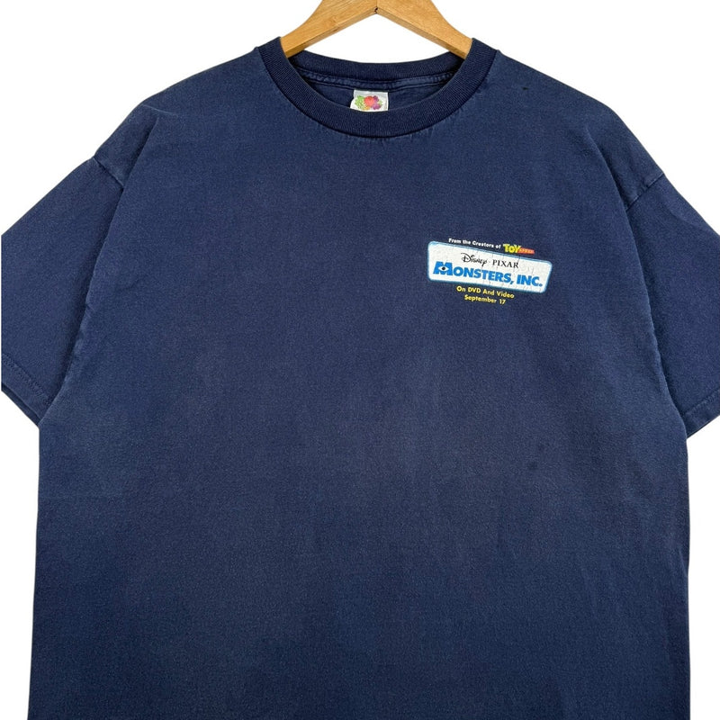 Y2K Disney Pixar Monsters Inc DVD Promo T-Shirt