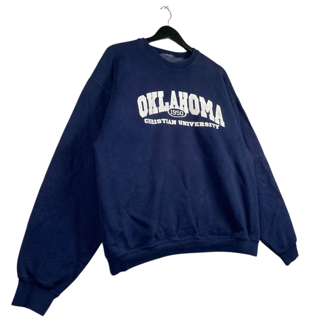 Vintage Oklahoma Christian University Spellout Crewneck