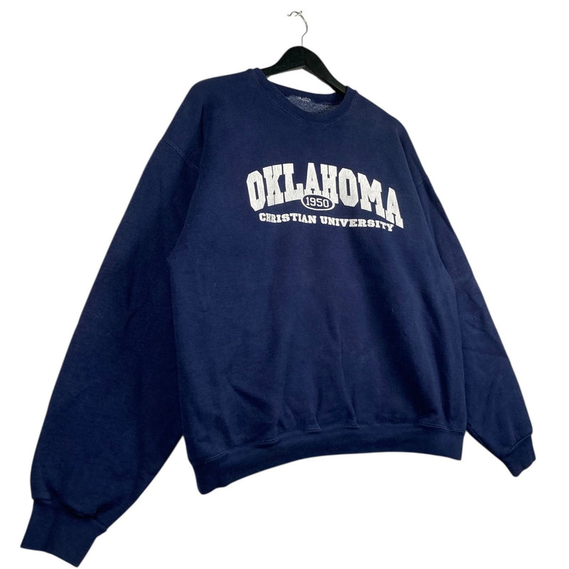 Vintage Oklahoma Christian University Spellout Crewneck