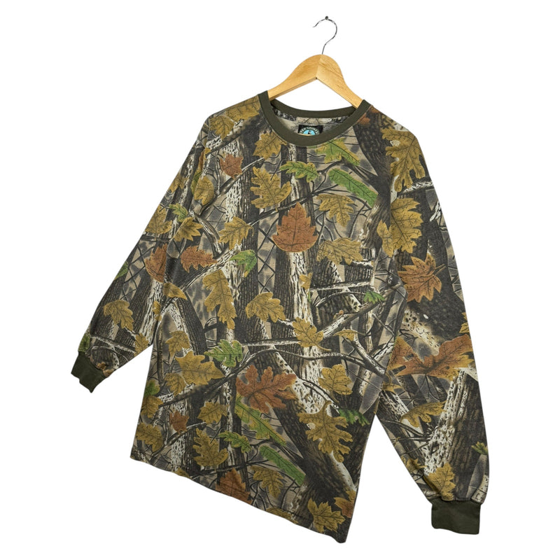 Vintage Real-Tree Camouflage Long Sleeve T-Shirt