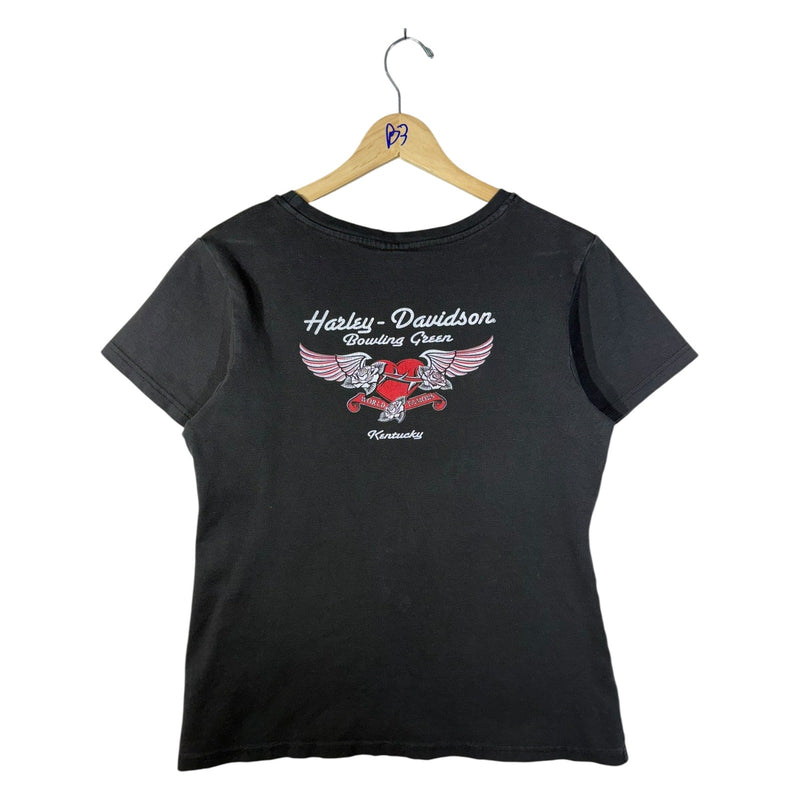 Vintage Harley-Davidson Eagle American Flag T-Shirt