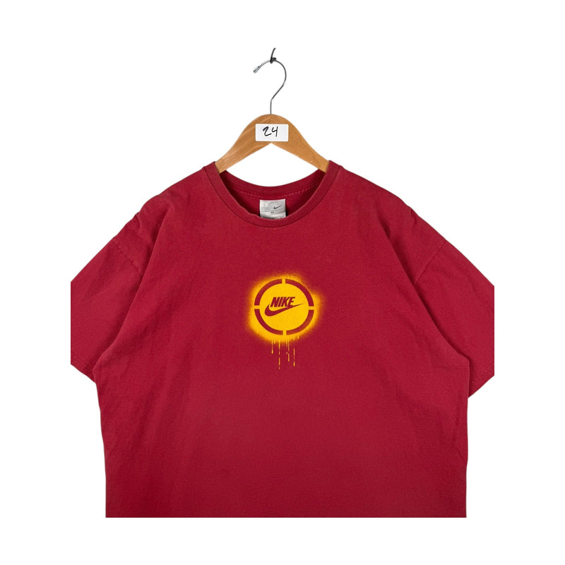 Vintage Nike Swoosh Spray Paint Graphic T-Shirt