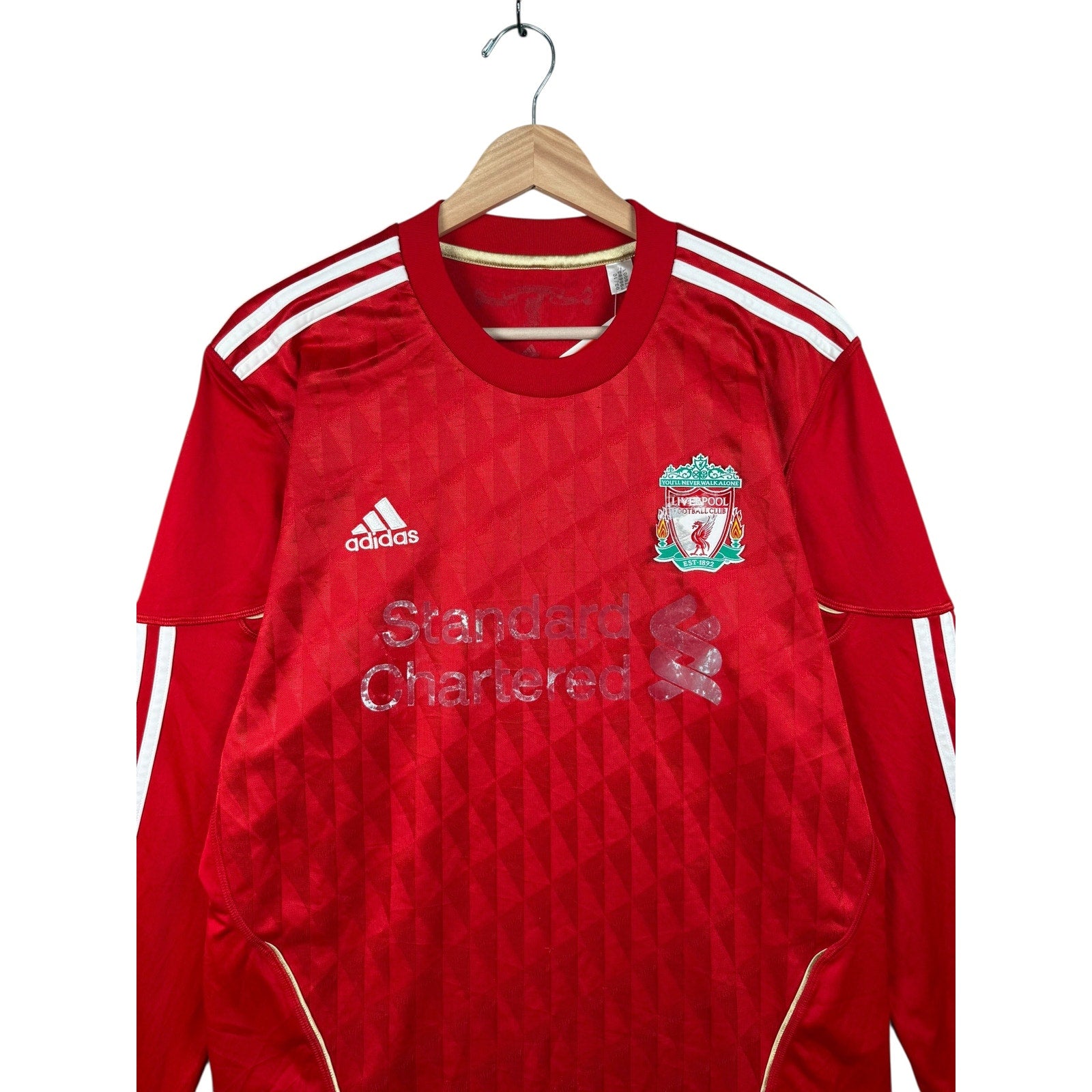 Vintage Adidas Standard Chartered Soccer Long-sleeved Jersey