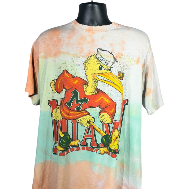 Vintage University of Miami Hurricanes Tie Dye Tee