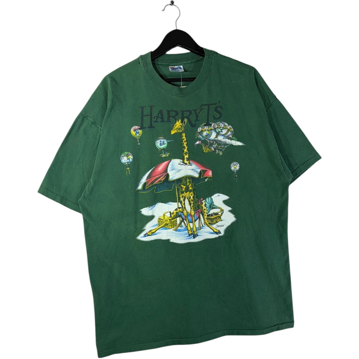 Vintage Harry T’s Giraffe Beach T-Shirt