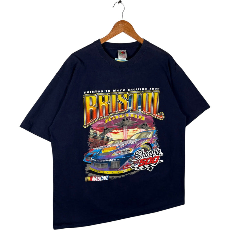 Vintage Bristol Sharpie 500 Racing Double Sided NASCAR Tee