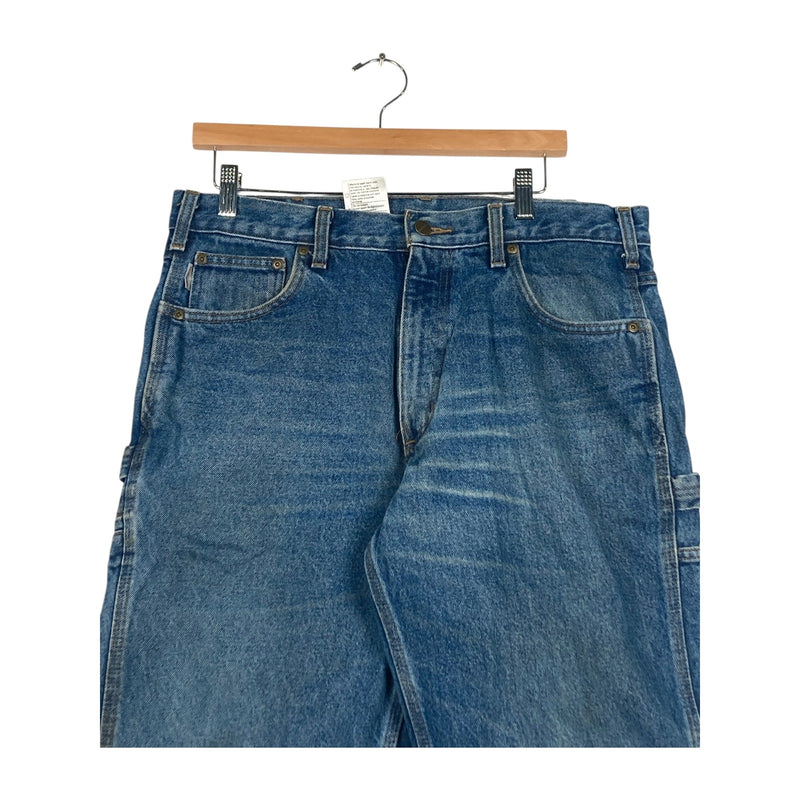 Vintage Carhartt Denim Carpenter Shorts 34