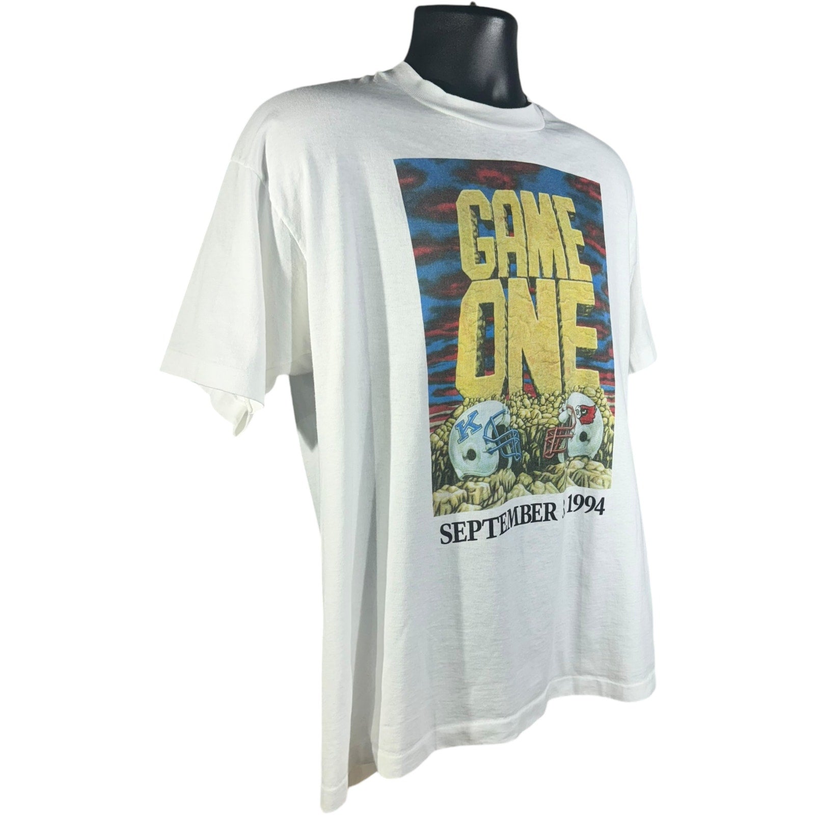 Vintage Game One College Football Tee