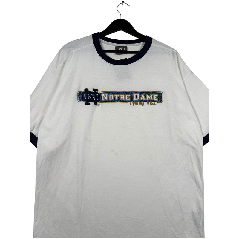 Vintage Notre Dame University Ringer T-Shirt
