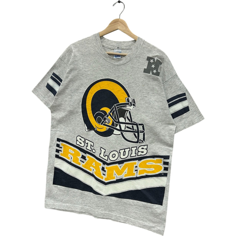 Vintage Salem St. Louis Rams Spellout Double Sided NFL Tee