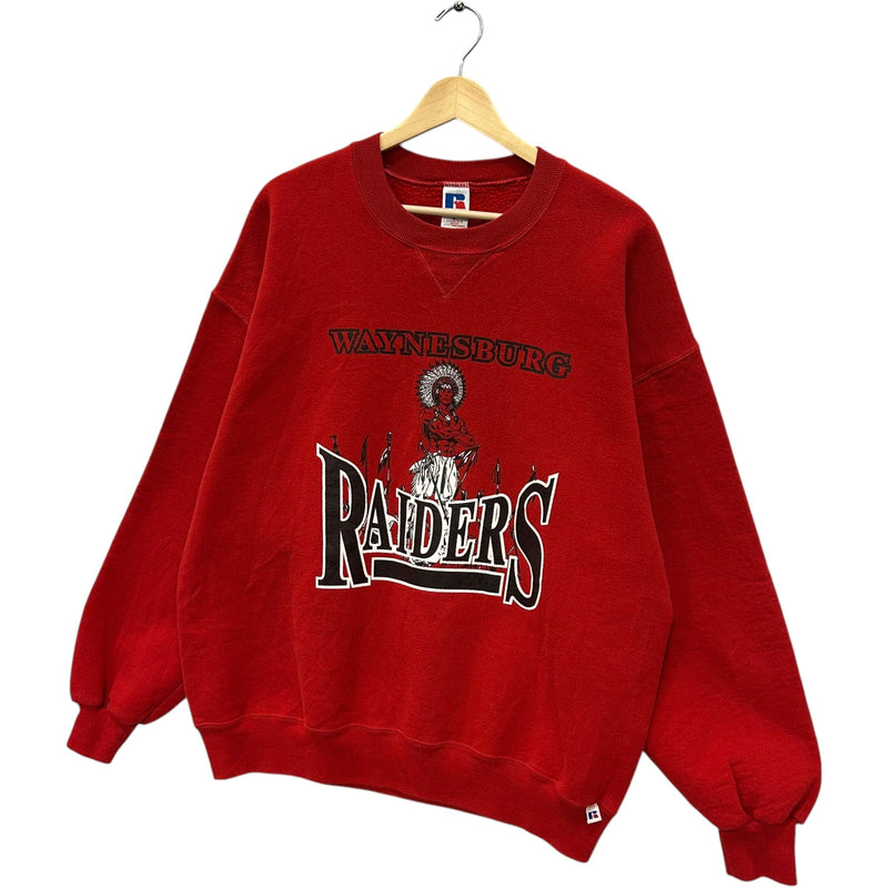 Vintage Russell Waynesburg University Raiders Crewneck