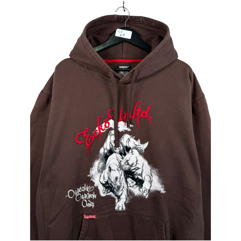 Vintage Ecko Unltd Rhino Graphic Pullover Hoodie