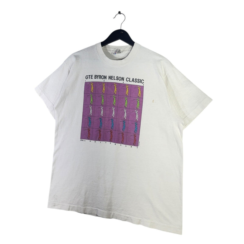 Vintage GTE Byron Nelson Classic Golf 25th Anniversary T-Shirt 90s