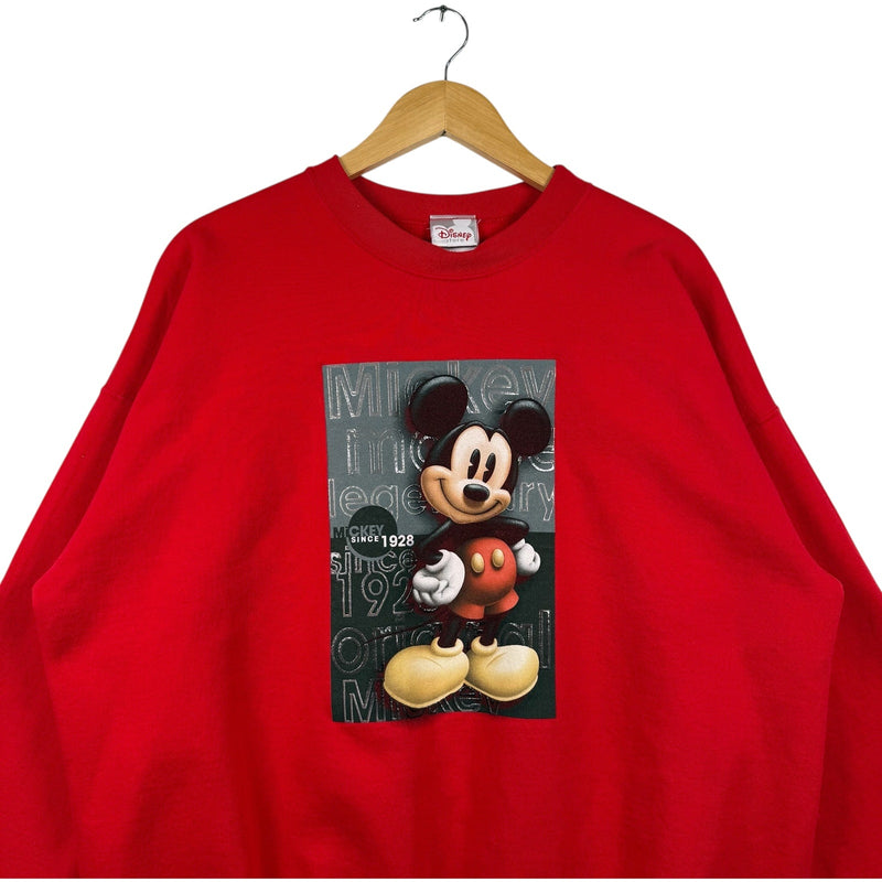 Vintage Disney Mickey Mouse Box Logo Crewneck