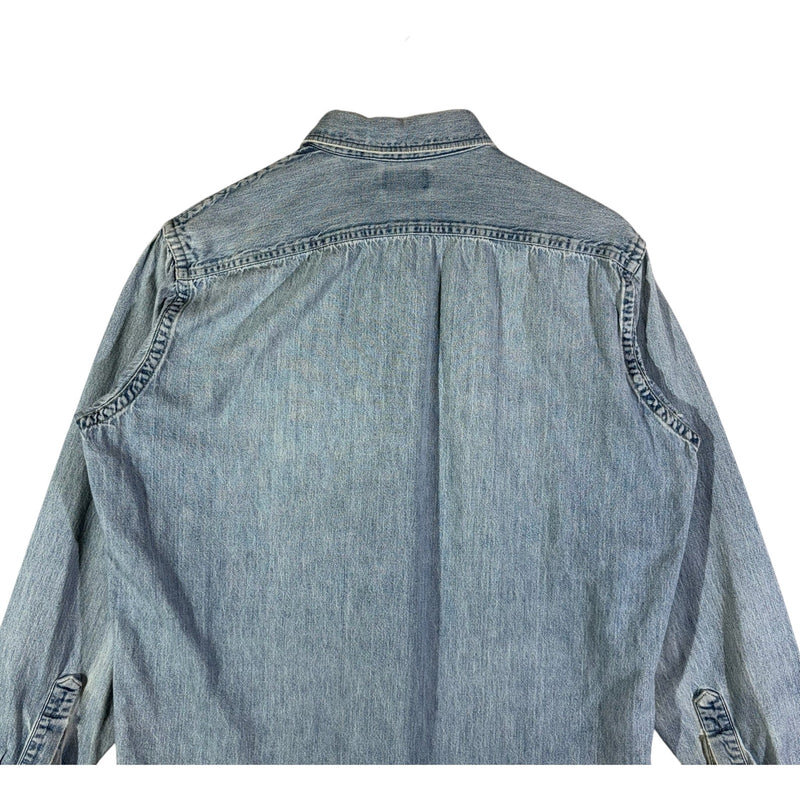 Vintage L.L. Bean Denim Snap-On Long Sleeve Button Up